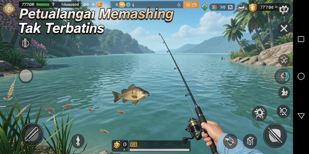 Tampilan memukau dari gameplay Fishing di 777IDR.