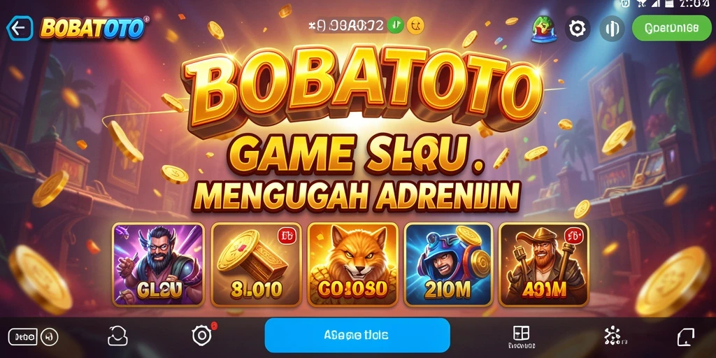 Tampilan gameplay Slot yang menarik dan mengasyikkan di BOBATOTO.