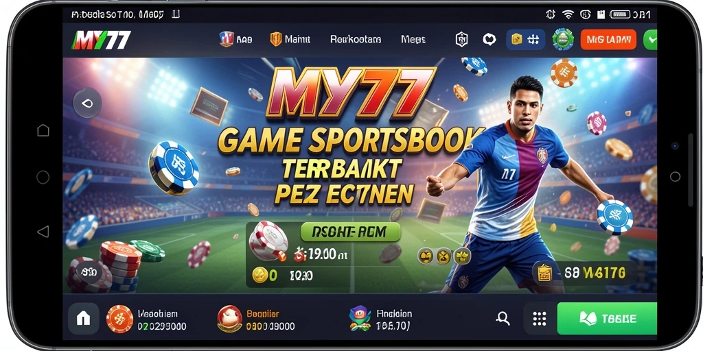 Tampilan gameplay Sportsbook MY777 yang menarik dan interaktif.