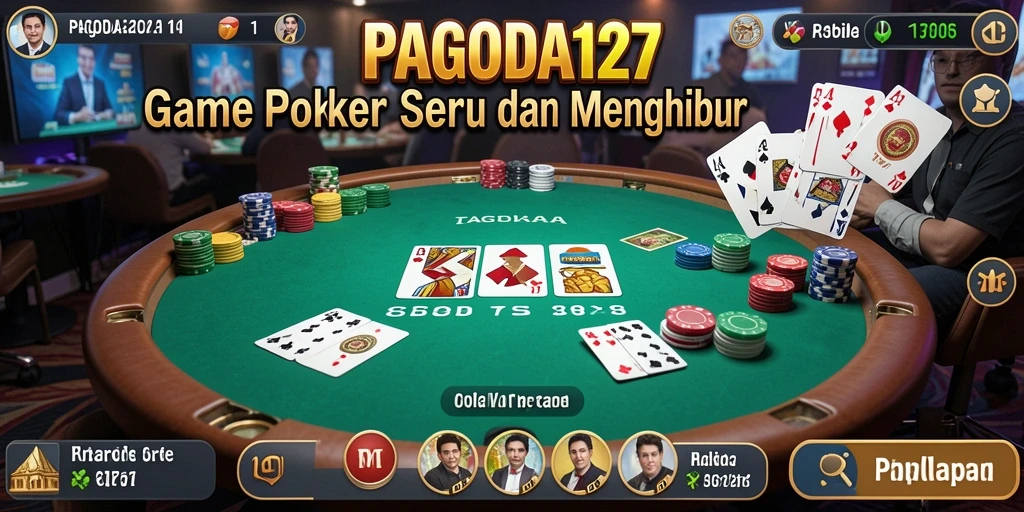 Tampilan menarik dari gameplay Poker di PAGODA127.