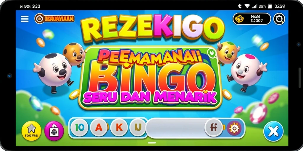 Tampilan menarik gameplay Bingo yang seru.